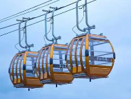 单线循环式固定抱索器乘人索道